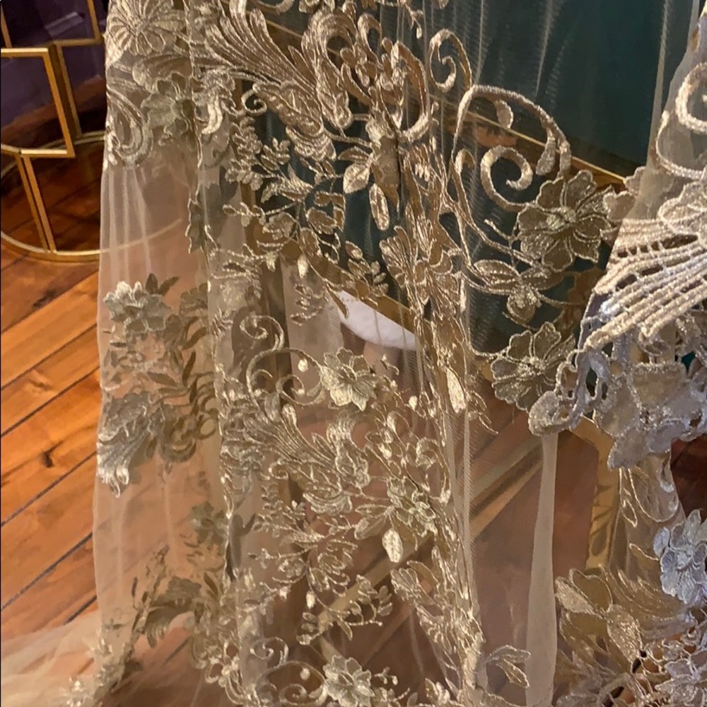 Brand New French Lace Material 3 Yards - Picture 5 of 5